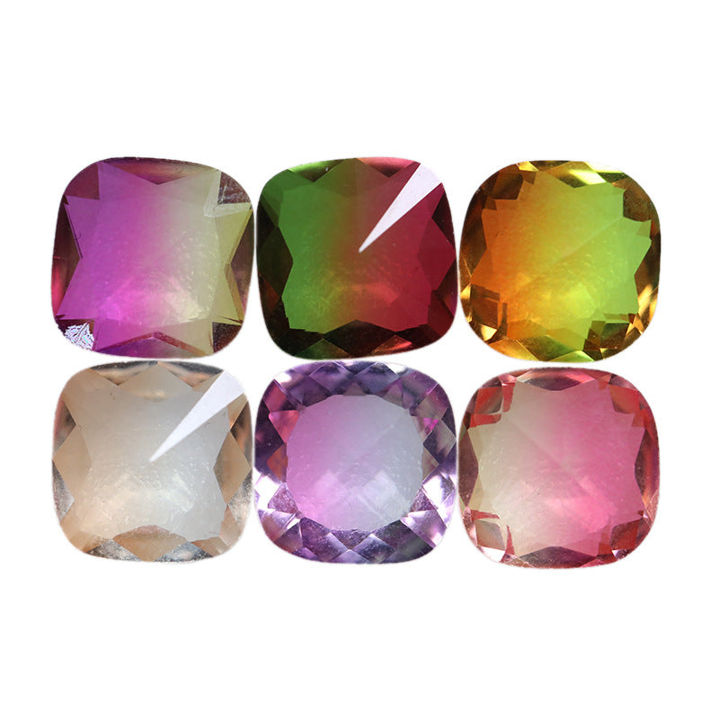 2021 winter new product, fat square tourmaline color DIY nail art crystal diamond, clothing, shoe bag accessories, accessories, stickers