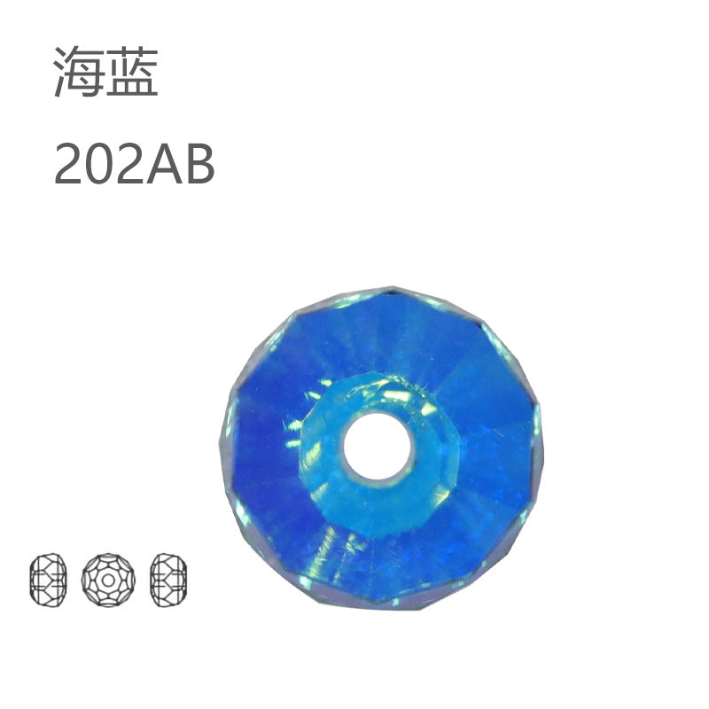 2021 autumn new product, wheel beads AB color series DIY clothing, bags, necklaces, shoes, accessories, accessories